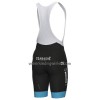 Set Fietsshirt + Korte Koersbroek 2023 Bahrain Victorious Rood Zwart